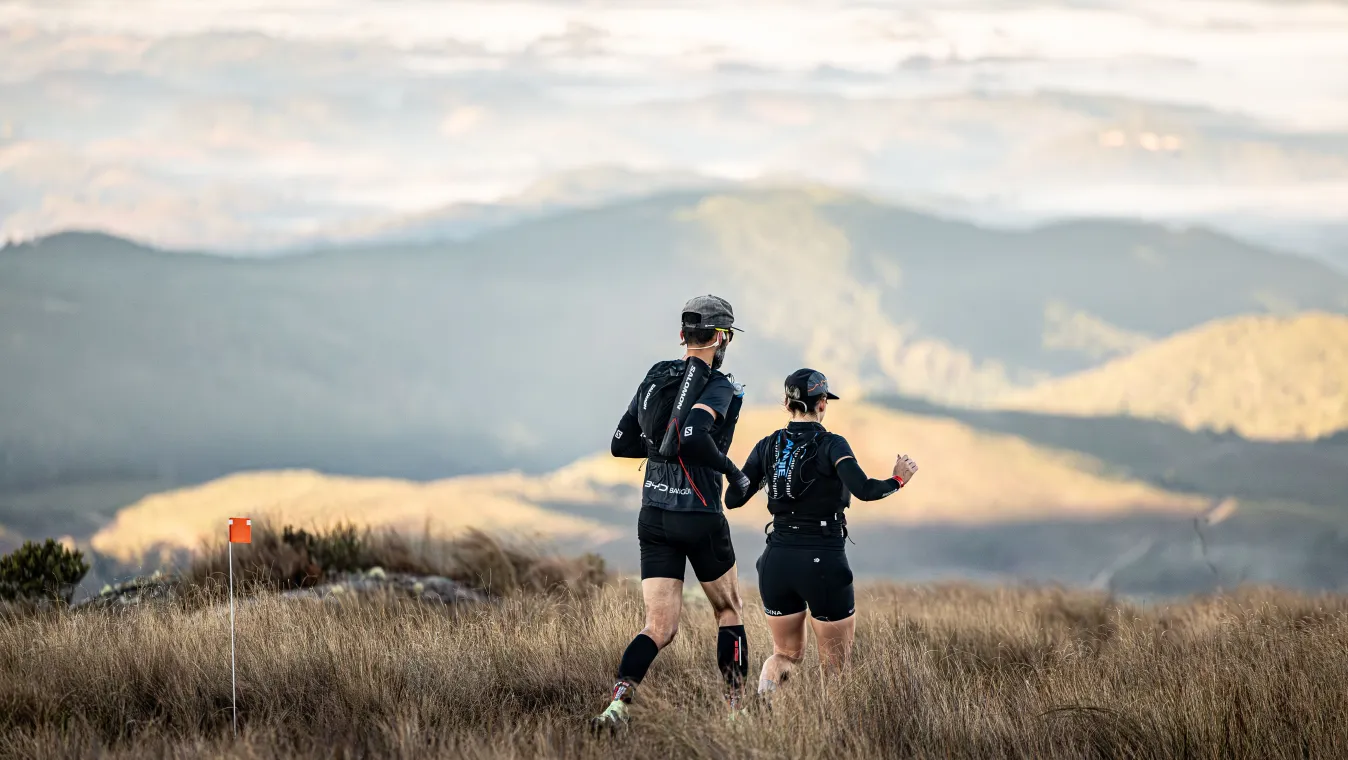 Course en montagne