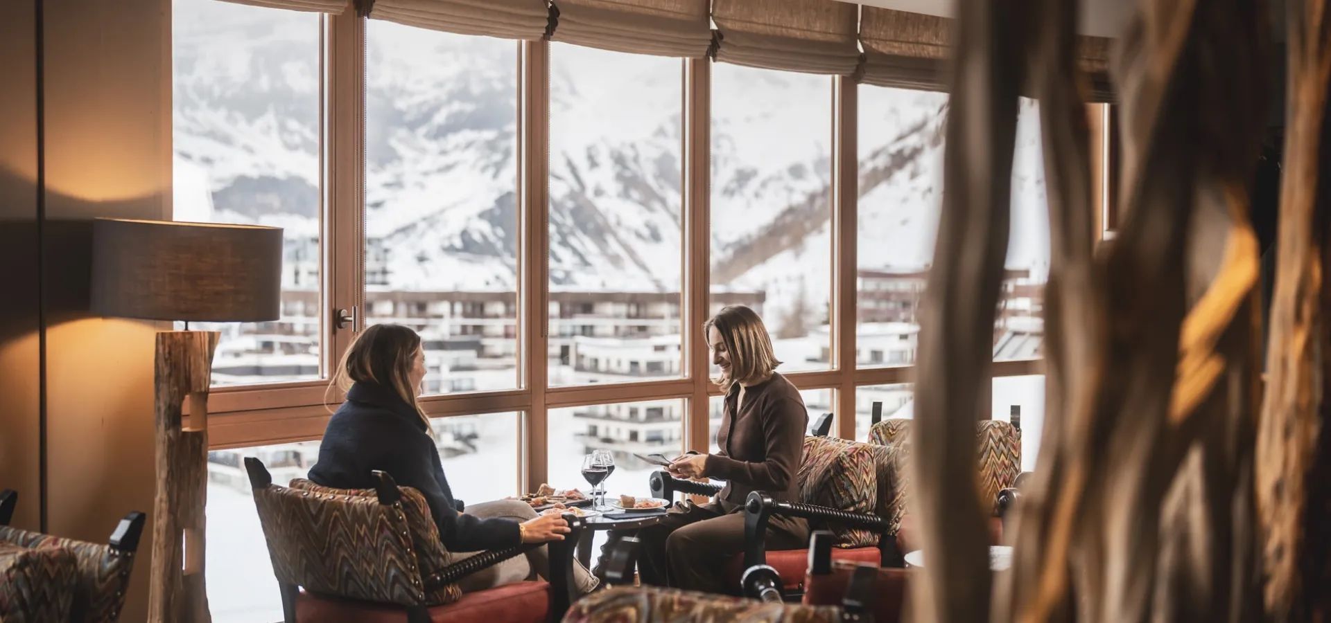 Moment de vie dans l'hôtel du Taos, à Tignes 