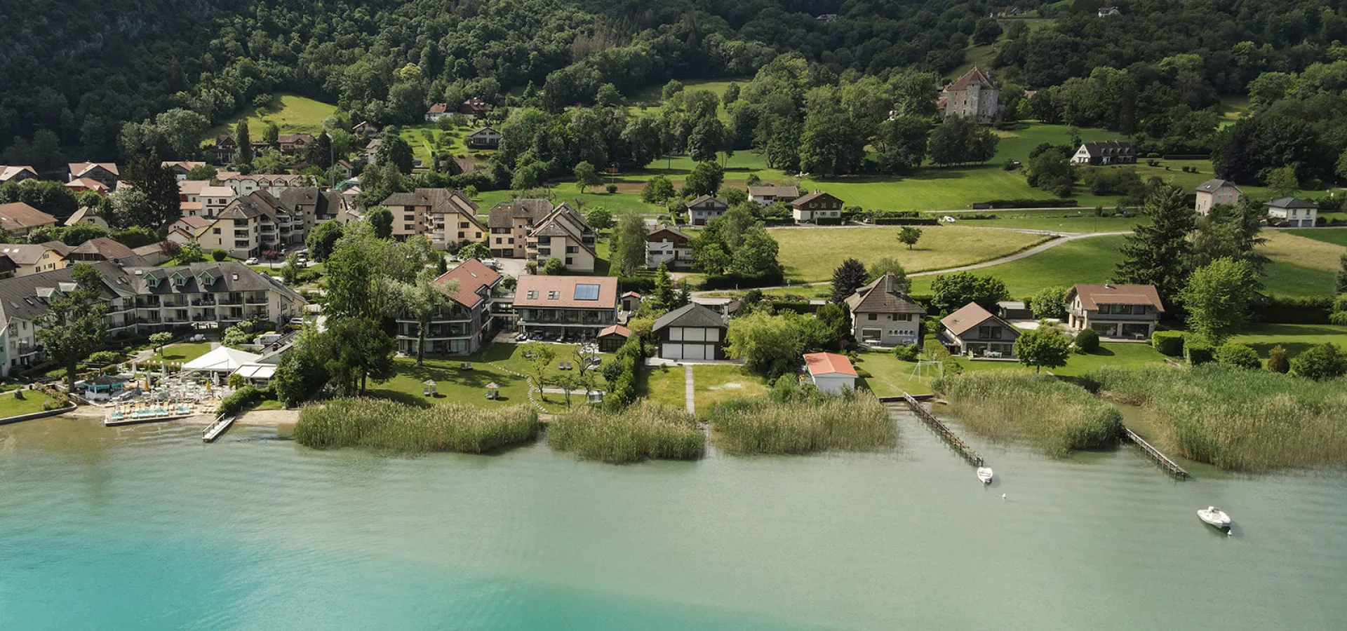 Un hiver au bord du lac d'Annecy 