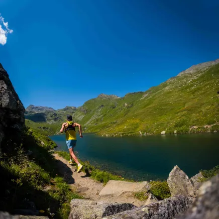 Course en montagne