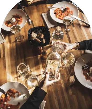 La Table, restaurant du Hameau du Kahsmir à Val Thorens. 