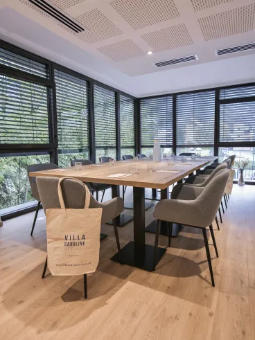 Salle de réunion de la Villa Caroline à Duingt