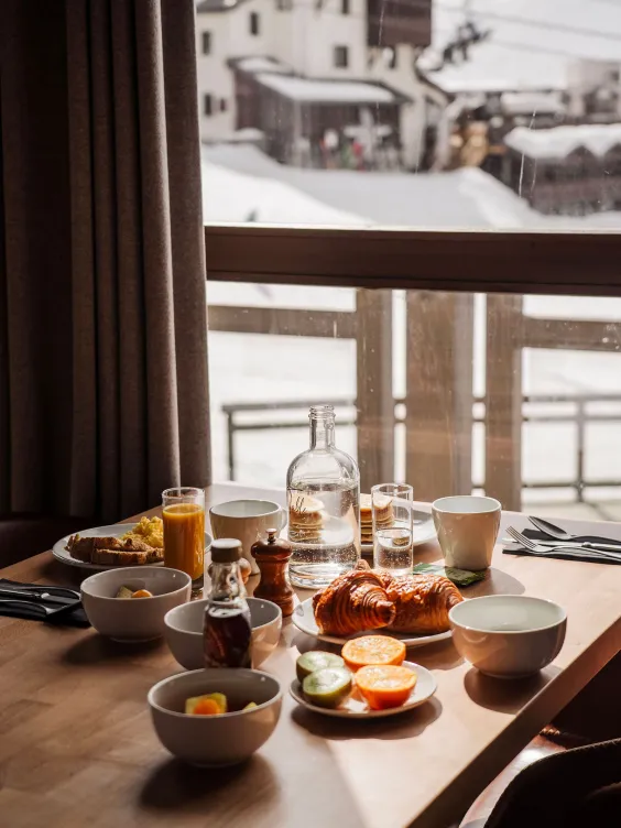 Hameau du Kashmir Val Thorens restaurant La Table