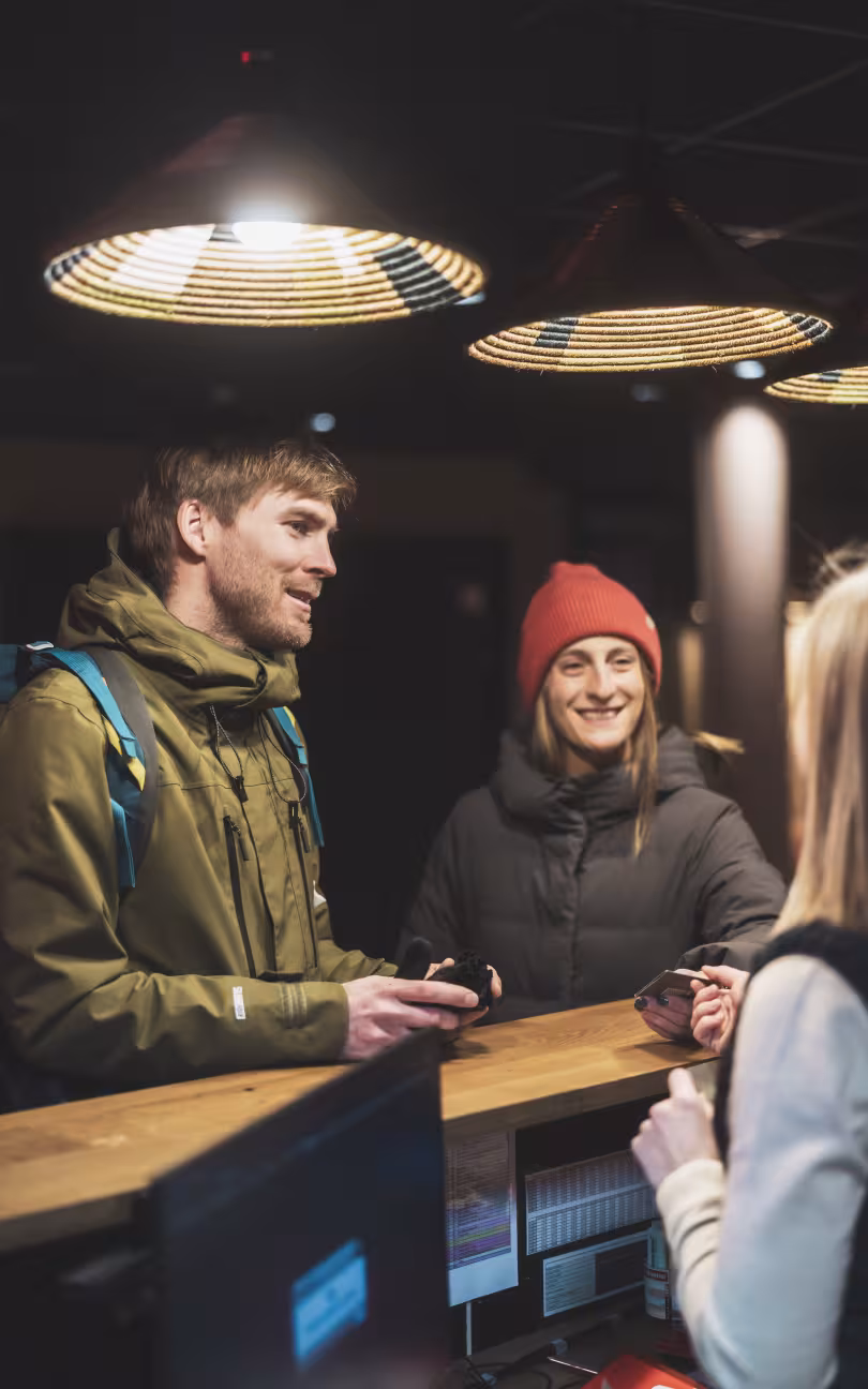 Un échange avec notre équipe à l'Ynycio, à Tignes