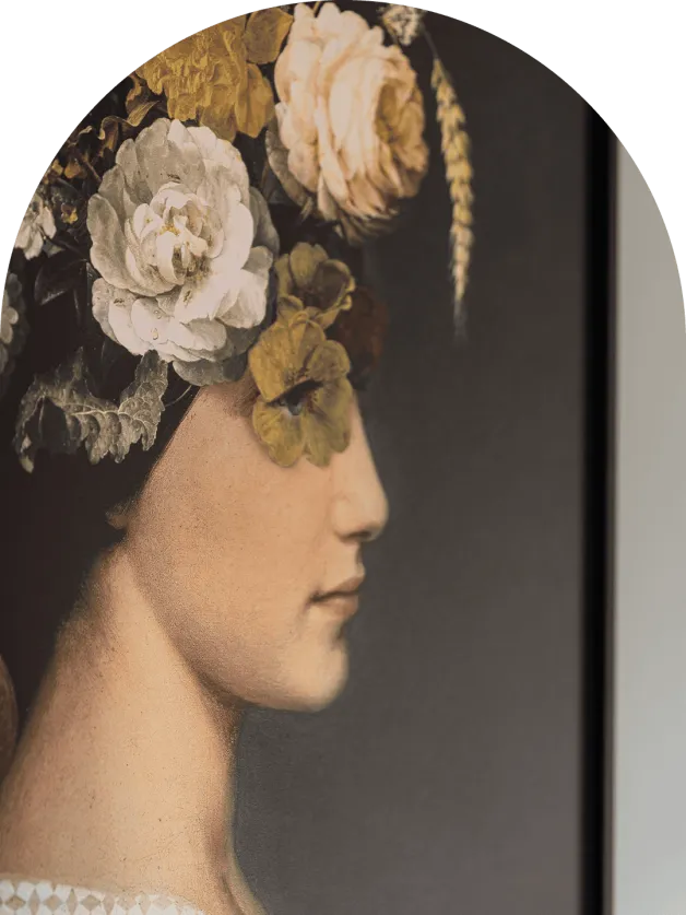 Portrait peinture de Lizzie Le Blond, alpiniste