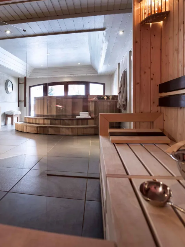 Espace détente au Hameau de la Sapinière, aux Menuires
