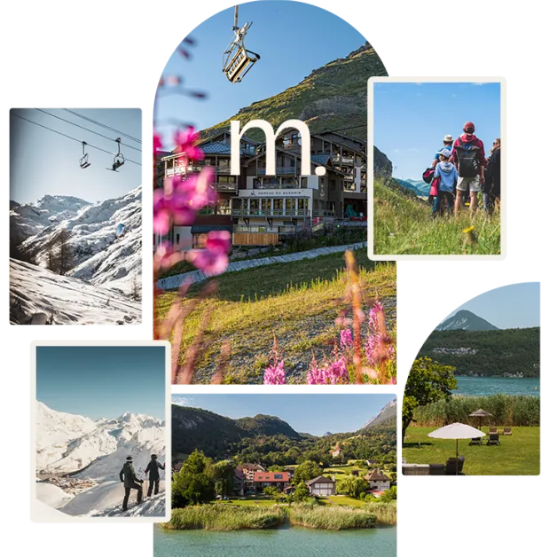 Les saisons dans les destinations Montagnettes, entre montagne, lac et océan