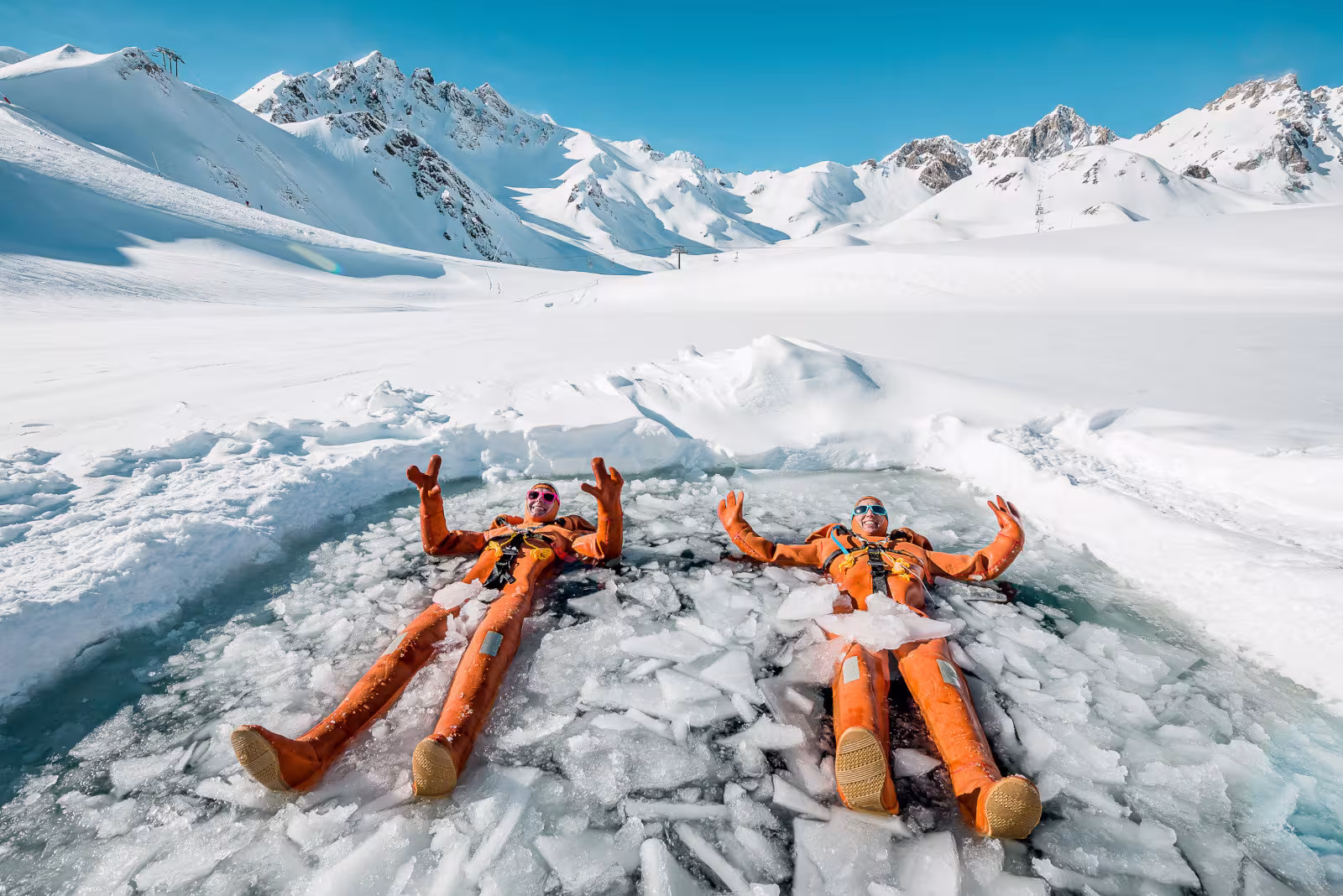 Plongée sous glace - activités Tignes