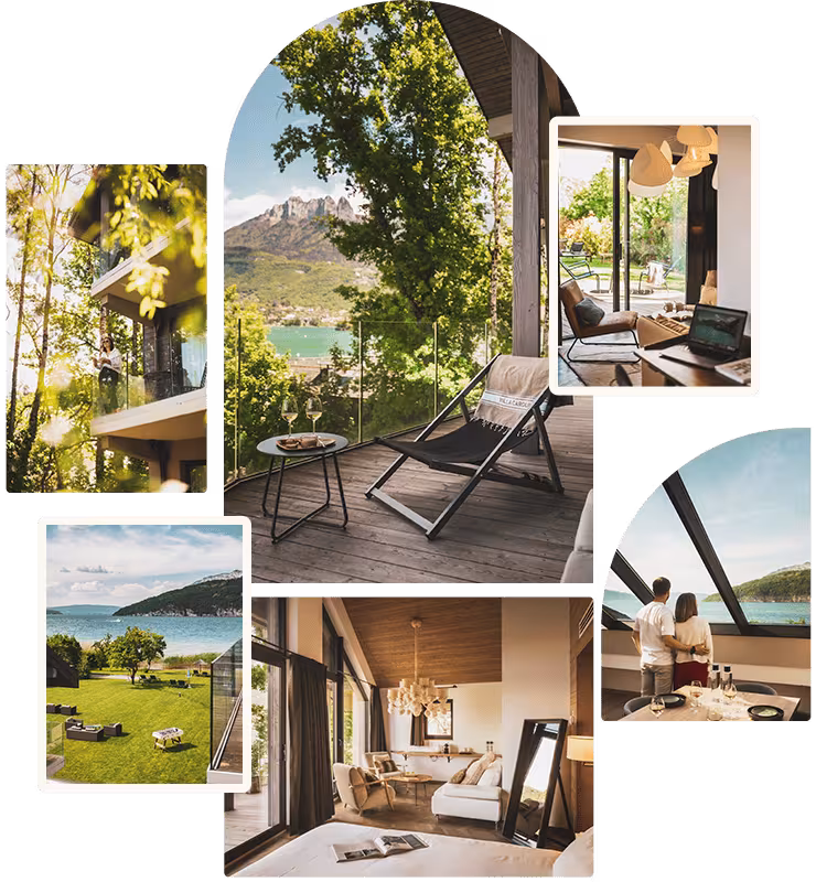 Portrait de la Villa Caroline - Lac d'Annecy